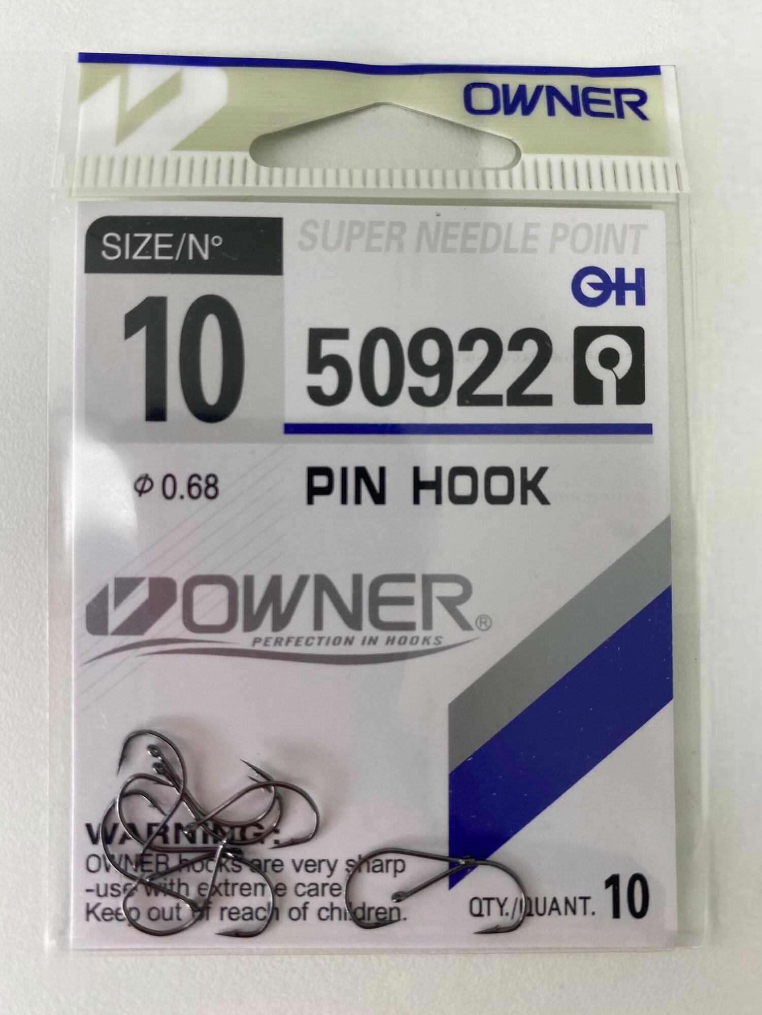 Крючок OWNER 50922 PIN HOOK №10