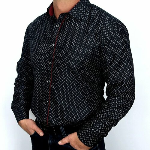 фото Рубашка westhero, размер 2xl, черный