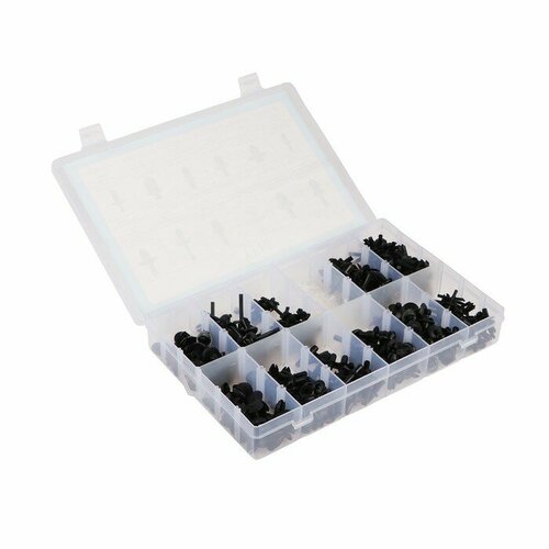 Клипсы и пистоны крепежные 12 видов набор 350 шт 1374₽