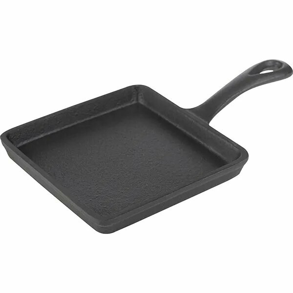 фото Сковорода «Эмбер Каст Мэтт» чугун , L=14, B=14см черный