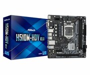 Материнская плата ASRock H510M-HDV R2.0 (Socket1200, H510, mATX,2DDR4,2PCI-E16,4SATA3, VGA, DVI, HDMI, PC3200)