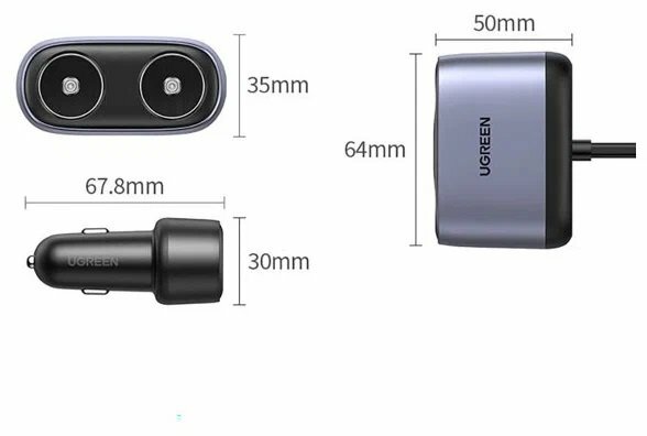 Зарядное устройство автомобильное UGREEN - фото №16