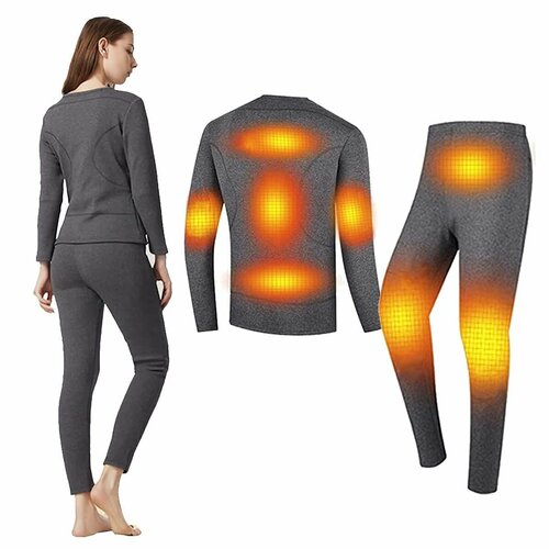 фото Комплект термобелья , размер s, серый нет бренда