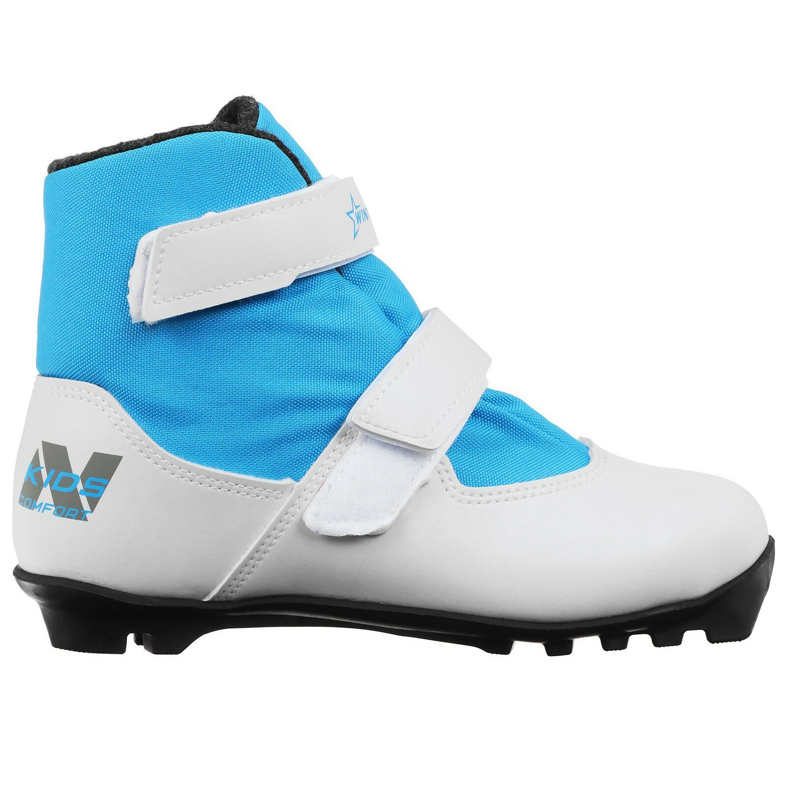 Ботинки лыжные детские Winter Star comfort kids, NNN, размер 33, цвет белый, синий