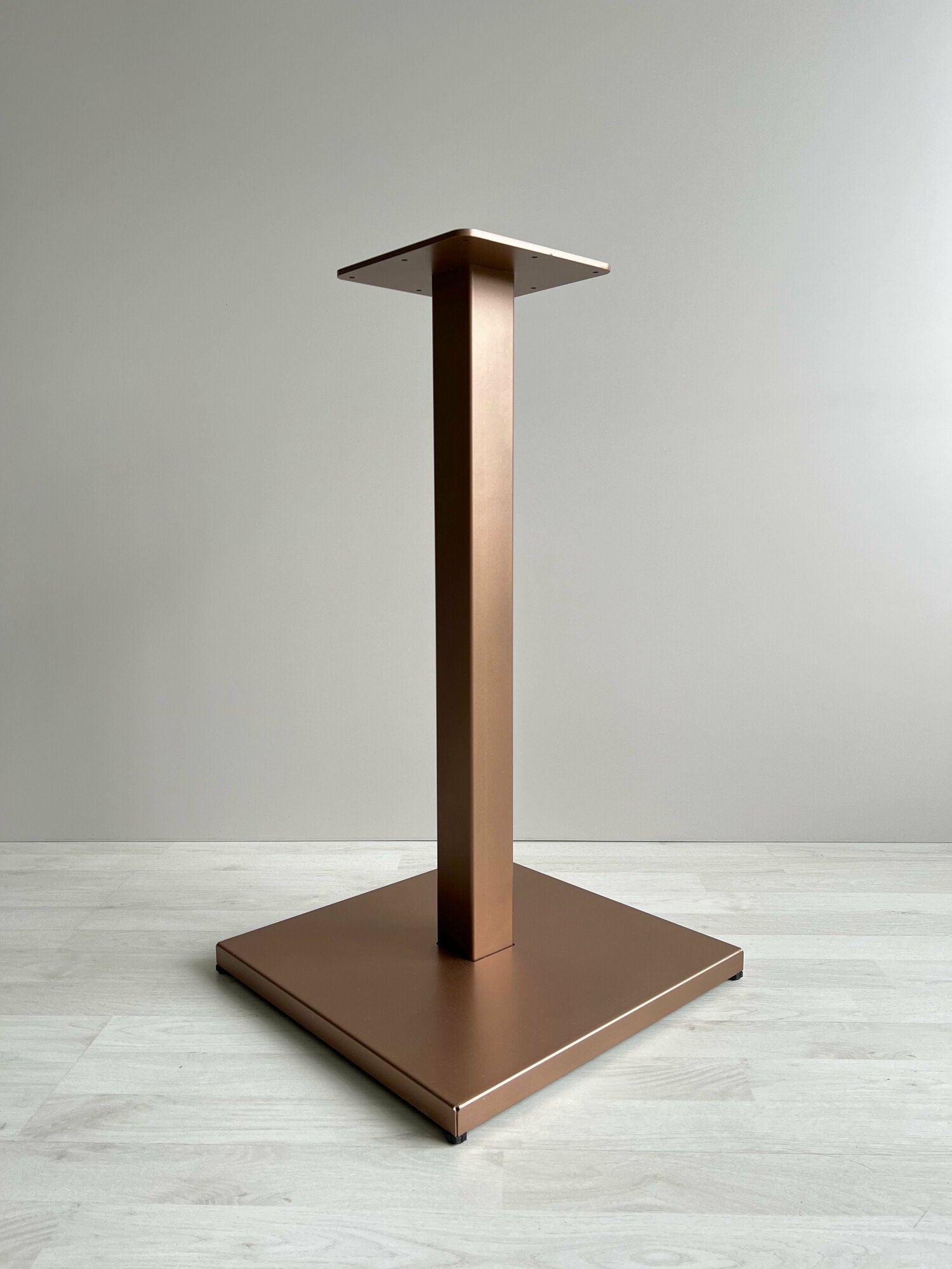 фото Подстолье для стола Chelsea One в стиле лофт, сталь, медный, 110см