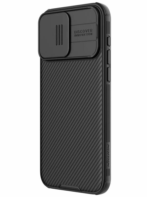 Накладка Nillkin Cam Shield Pro пластиковая для iPhone 15 Pro Max Black  черная 