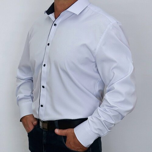 фото Рубашка westcolor, размер 3xl, голубой