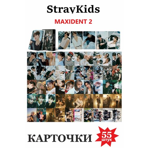 Карточки фото lomo к-поп группы Stray Kids/ Стрэйкидс MAXIDENT 2