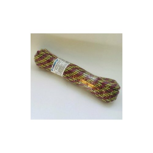 Шнур (веревка) полипропилен плетеный, d=10мм, 10м, бытовой, 20314 Сибшнур