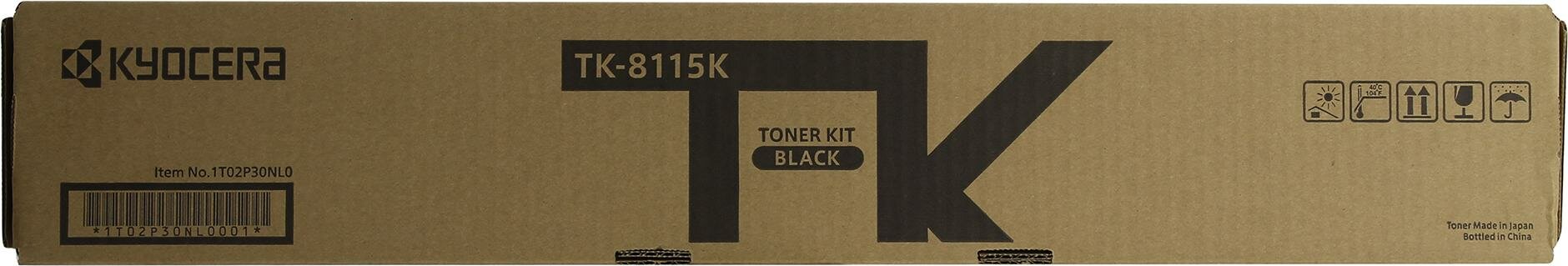 Тонер-картридж Kyocera TK-8115K для M8124cidn/M8130cidn черный (12 000 стр.)