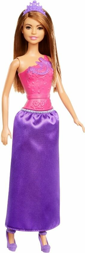 Кукла Барби ( Barbie) Дримтопия Принцесса брюнетка в розовом, DMM06/GGJ95