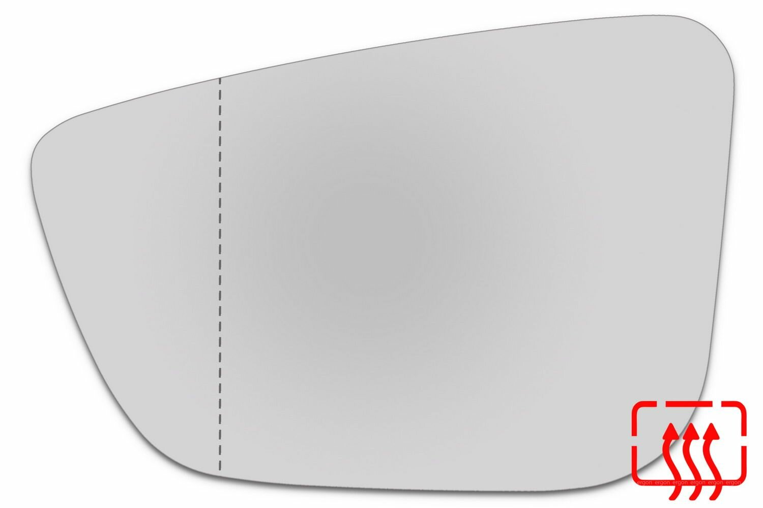 Зеркальный элемент левый BMW i4 G26 (22-) асферика нейтральный с обогревом