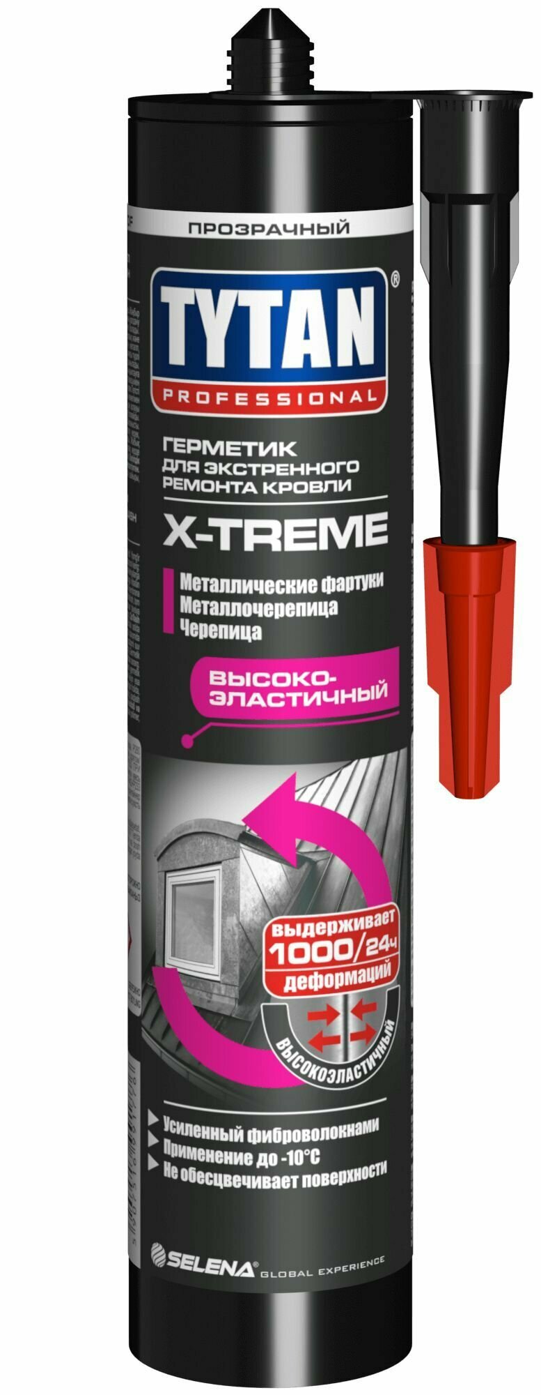 Герметик для экстренного ремонта Кровли X-treme - Tytan Professional прозрачный, 310мл