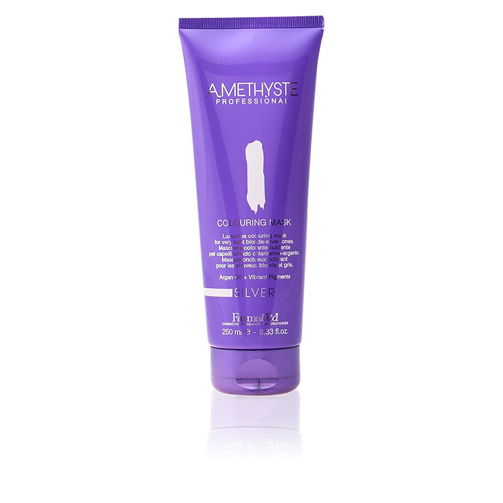 Оттеночнаяя маска для волос Amethyste Colouring Mask-silver (57000, 57 000, серебрянный, 250 мл) FarmaVita - фото №12