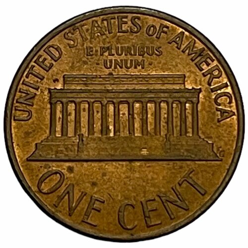 США 1 цент 1974 г. (Memorial Cent, Линкольн) сша 1 цент 1960 г memorial cent линкольн