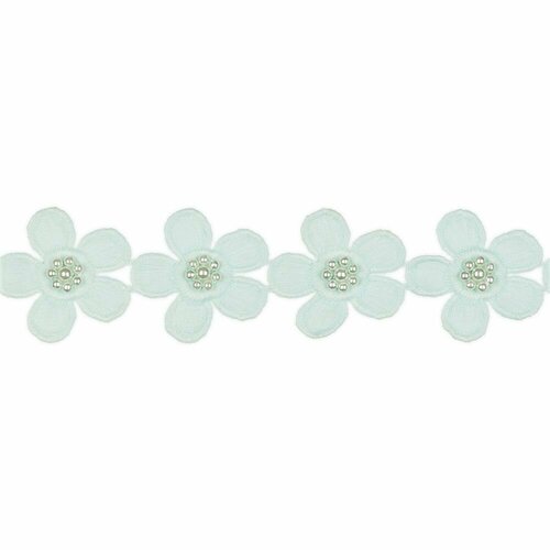 Лента Floranta Декоративная, тон 02, Голубой, 36 мм, 5 м (Daisy)