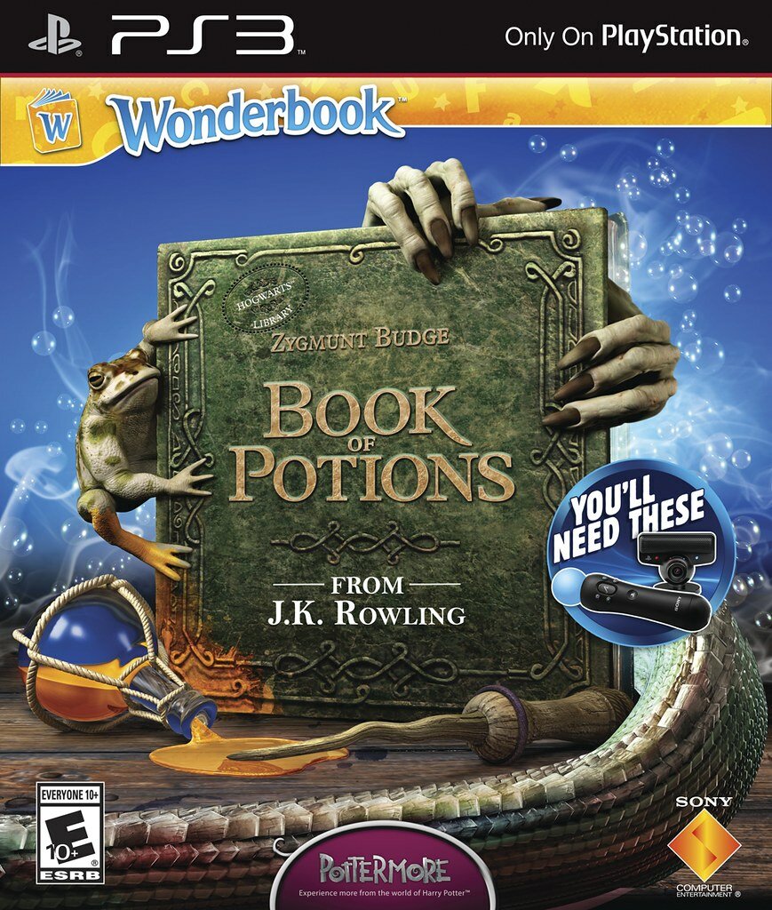 Wonderbook: Book of Potions (Книга Зелий) (английская версия) (PS3)