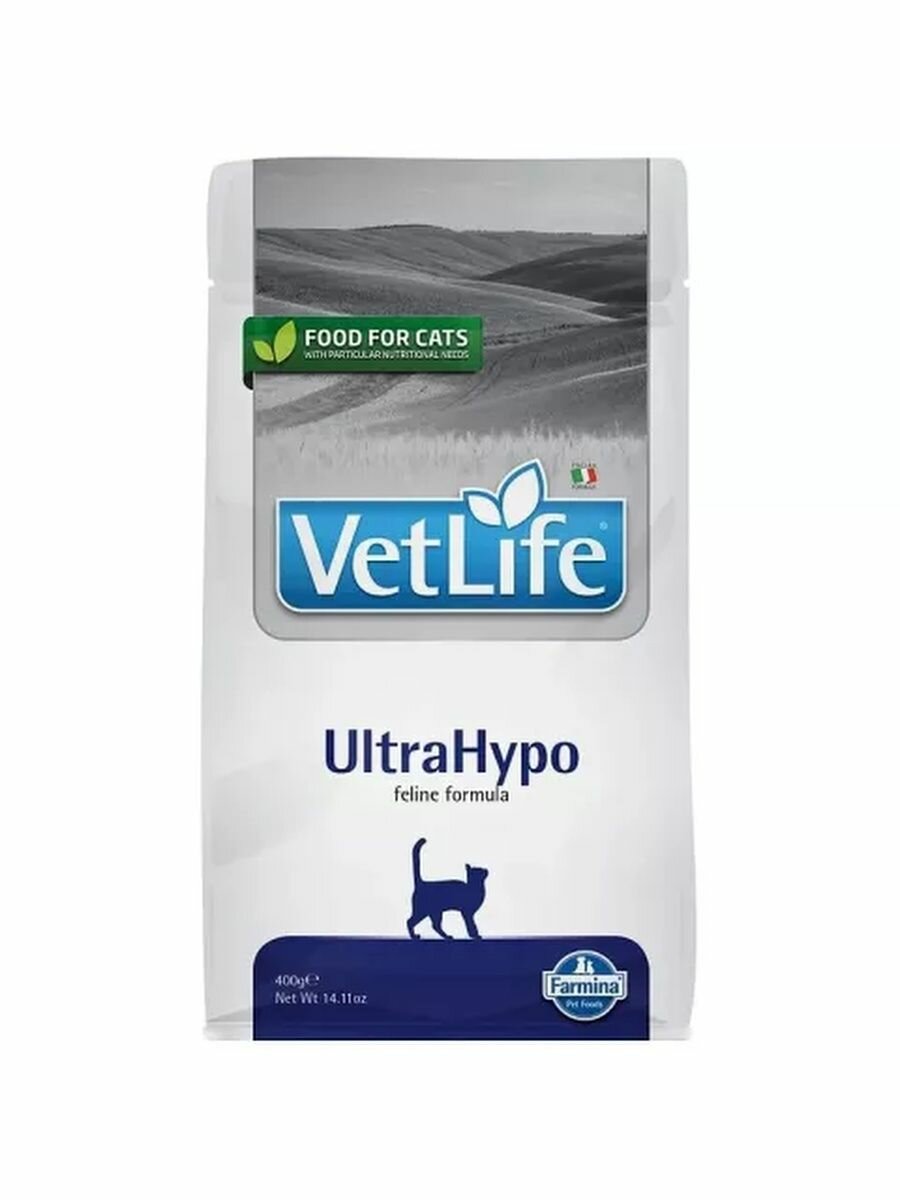 Farmina (Фармина) Vet Life Cat корм сухой для кошек, при аллергии 400г