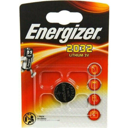 Батарейка Батарейка CR2032 3B литиевая Energizer в бластере 1 шт. 2 упаковки