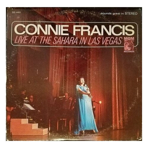 старый винил sonet made in sweden live at the golden circle lp used Старый винил, MGM Records, CONNIE FRANCIS - Live At The Sahara In Las Vegas (LP , Used)