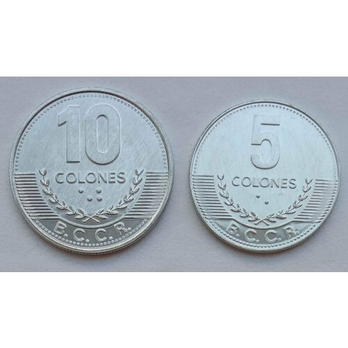 гвоздика капитан колон Коста-Рика 2016. набор 2 монеты UNC