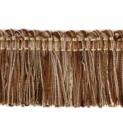 линдквист памела подушки валики думочки Бахрома для штор YELDA арт. N02 40мм цв. 1012 бежевый/коричневый уп.10м
