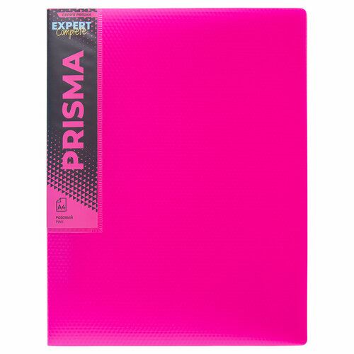 Expert Complete PRISMA NEON Папка на 4 О-кольцах A4 700 мкм 25 мм 4 шт. d - 17 мм розовый EC211400013 папка конверт с кнопкой expert complete neon a4 2 отделения 180 мкр песок 20 шт