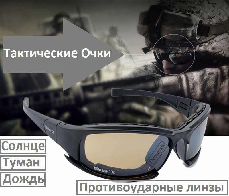 Тактические поляризационные очки для стрельбы X9 ANYSMART