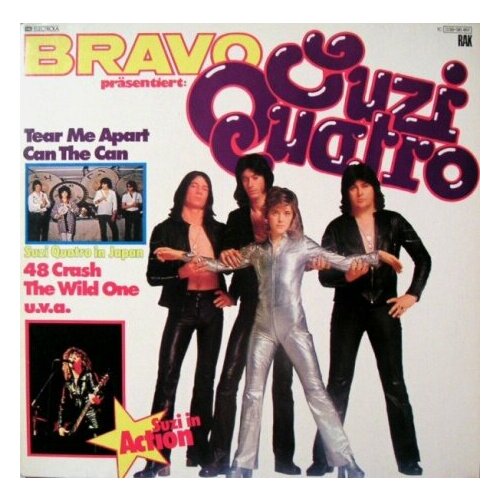 quatro suzi виниловая пластинка quatro suzi uncovered Старый винил, RAK, SUZI QUATRO - Bravo Präsentiert: Suzi Quatro (LP , Used)