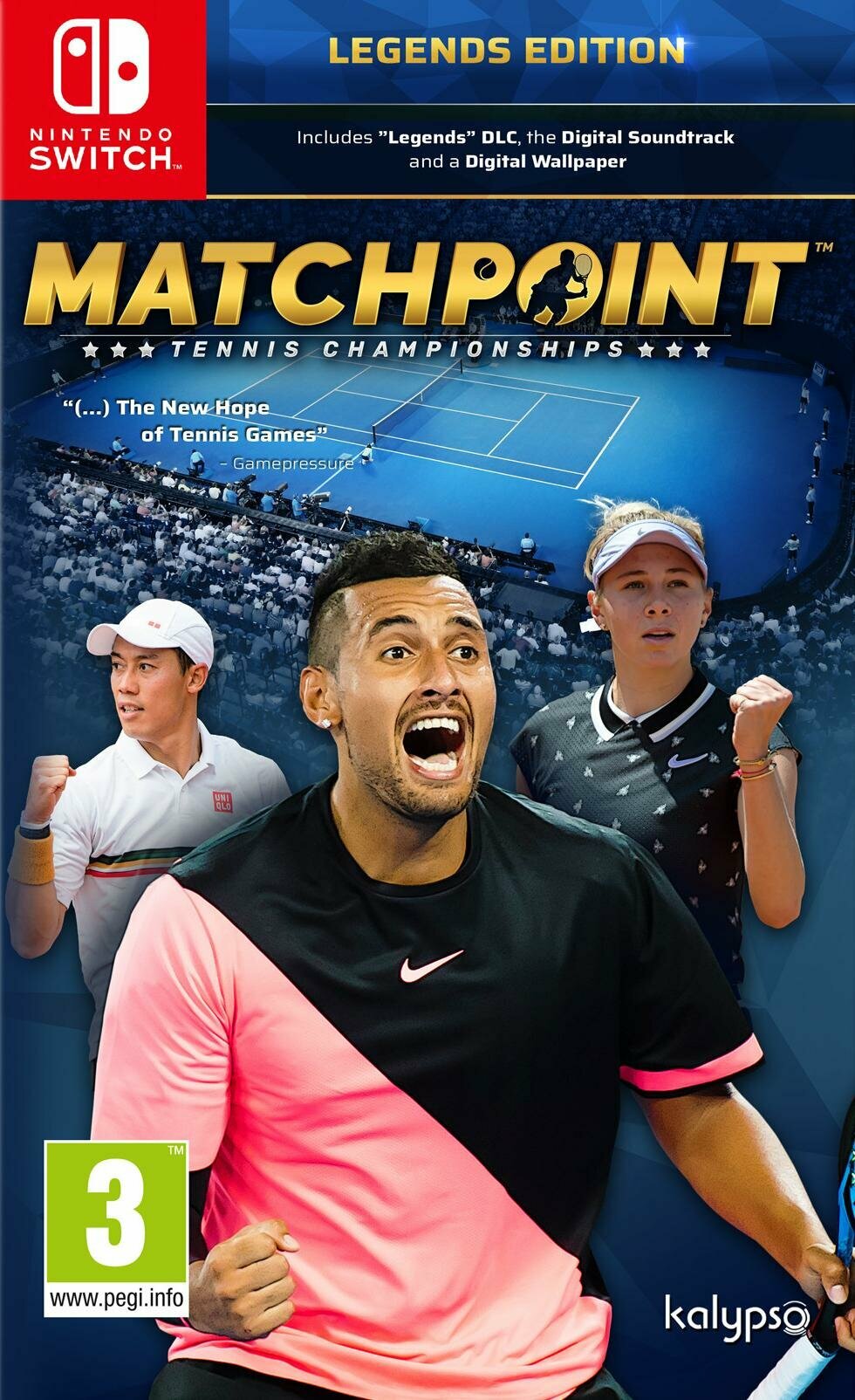 Matchpoint: Tennis Championships Legends Edition (Switch) английский язык