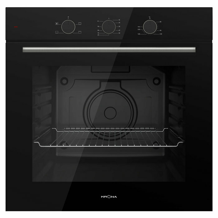 Электрический духовой шкаф KRONA ELEMENT 60 BL, независимый, черный