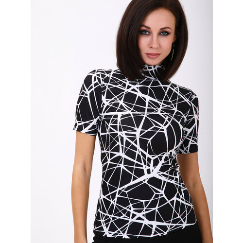 фото Водолазка awesome apparel, размер 50, черный, белый