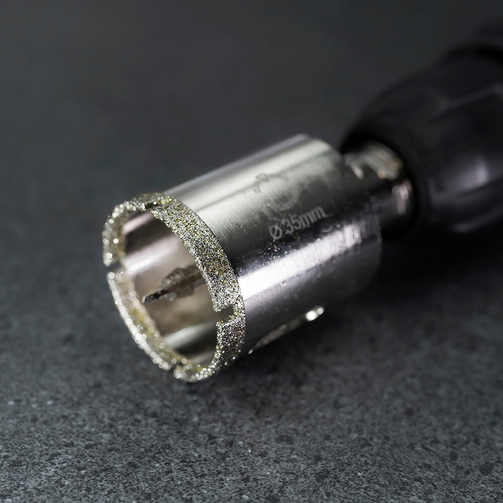 Алмазная коронка по керамограниту и керамике Diamond Industrial - фото №9