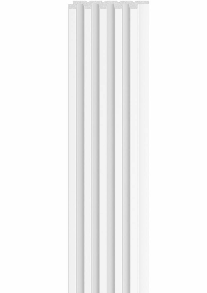 Реечная панель LINERIO S-LINE WHITE (122*12*2650мм)