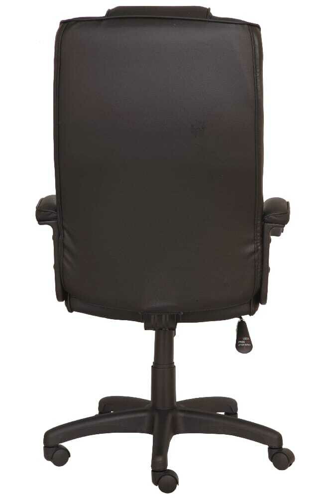 Кресло руководителя Бюрократ T-9906N/BLACK черный кожа - фото №6