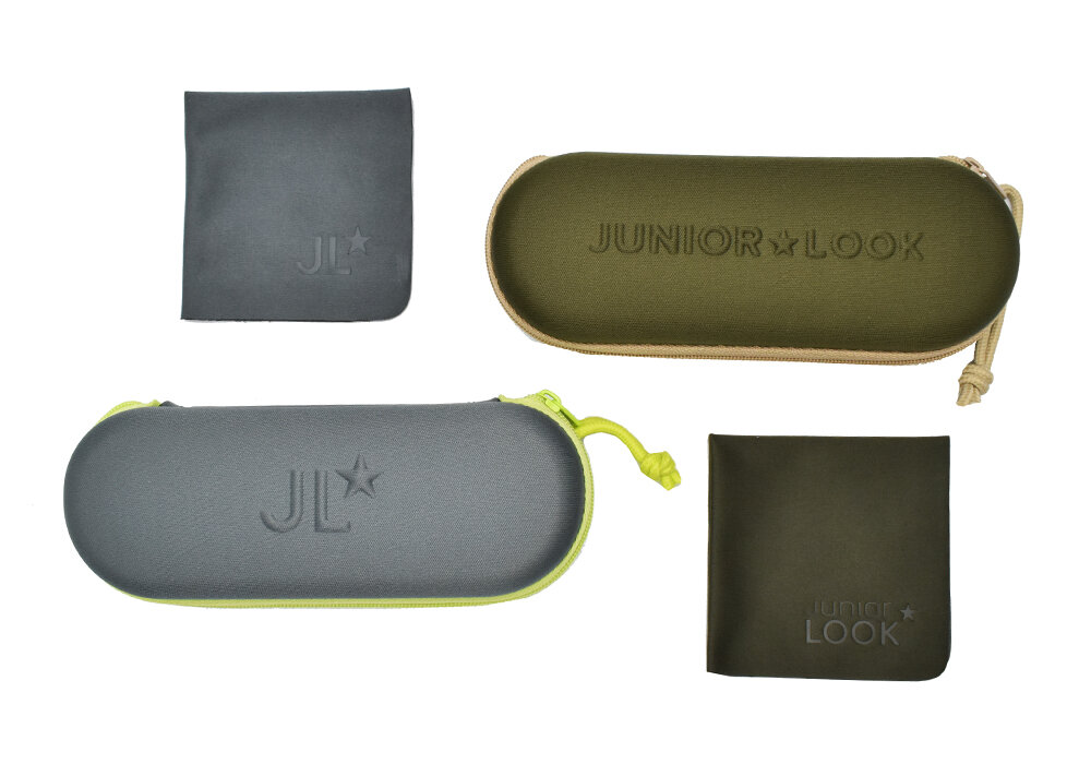 Оправы Для Очков Оправа для очков Juniorlook JL-1762 C568 пол Детские форма оправы Круглая цвет оправы Чёрный