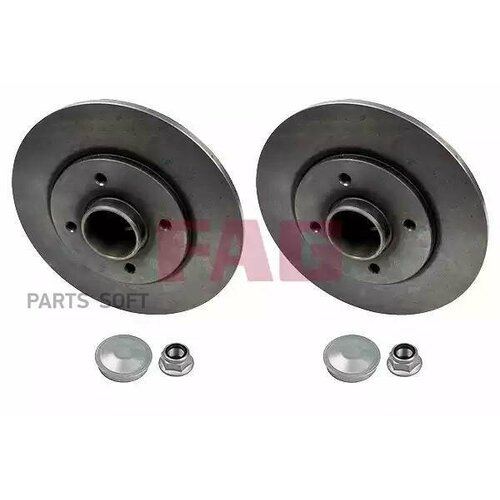 FAG 713531100 Диск тормозной со встроенной ступицей задн 2 к-кт RENAULT 27120₽