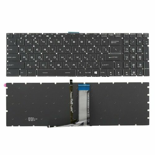 Клавиатура MSI GT62, GE62, GS70, GL62, GL72, GP62, GT72, MS-1781, MS-16J1, V143422AK с подсветкой