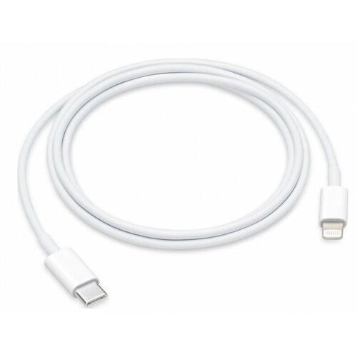 Apple USB-C to Lightning Cable (1 m) MM0A3ZM/A кабель для iphone type c to lightning с функцией быстрой зарядки все модели iphone ipad оригинальный чип 2 метра белый