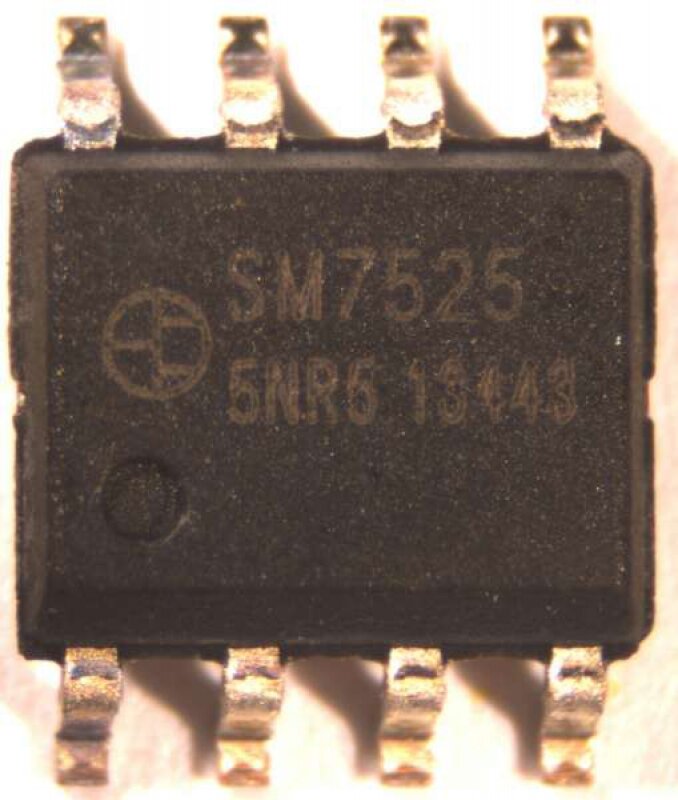 SM7525, Драйвер контроллер питания светодиодных ламп, [SOP-8]