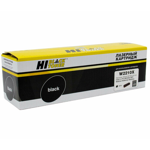 Картридж Hi-Black W2210X для HP CLJ Pro M255dw/MFP M282nw/M283fdn, Bk, 3,15K, черный, 3150 страниц картридж hi black w2210x для hp clj pro m255dw mfp m282nw m283fdn bk 3 15k черный 3150 страниц