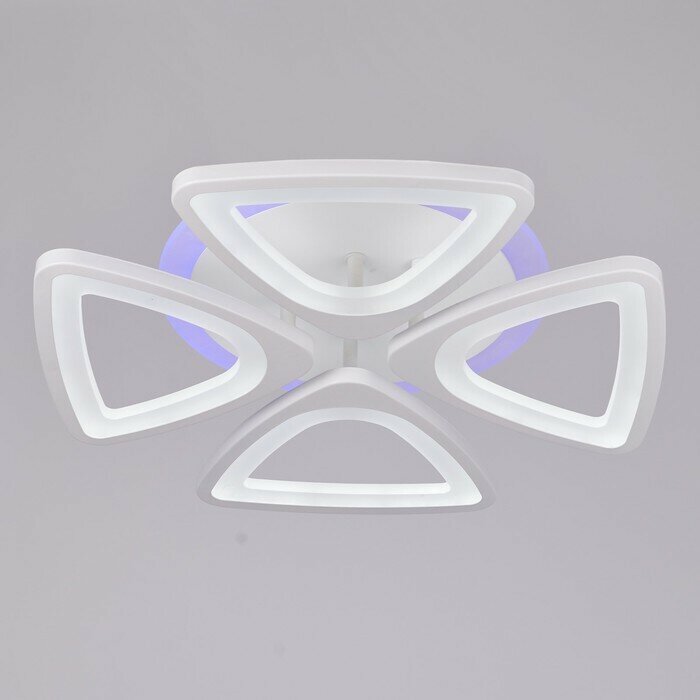 Люстра с ПДУ 03305/4 4х24Вт LED белый 41х41х8см