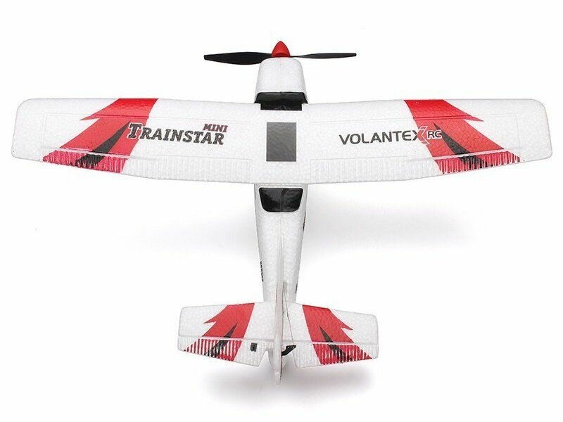 VolantexRC Радиоуправляемый самолет VolantexRC TrainStar Mini 400mm RTF 24GHz LiPo with Gyro - EXA76101R