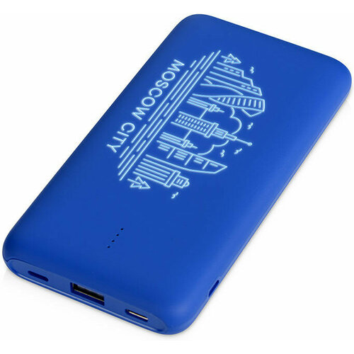 Внешний беспроводной аккумулятор Evolt Reserve X v2 с подсветкой лого 8000 мАч ярко-синий 466800₽