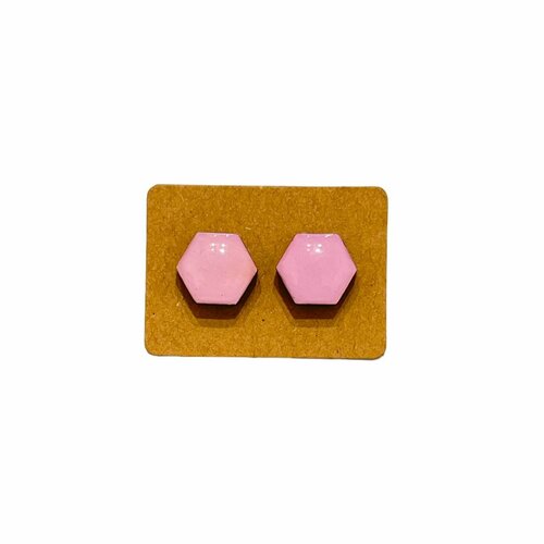 Серьги Ручками-Ручками, лиловый