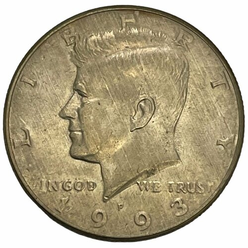 США 50 центов (1/2 доллара) 1993 г. (Полдоллара Кеннеди) (P) сша 50 центов 1 2 доллара 1995 г полдоллара кеннеди p
