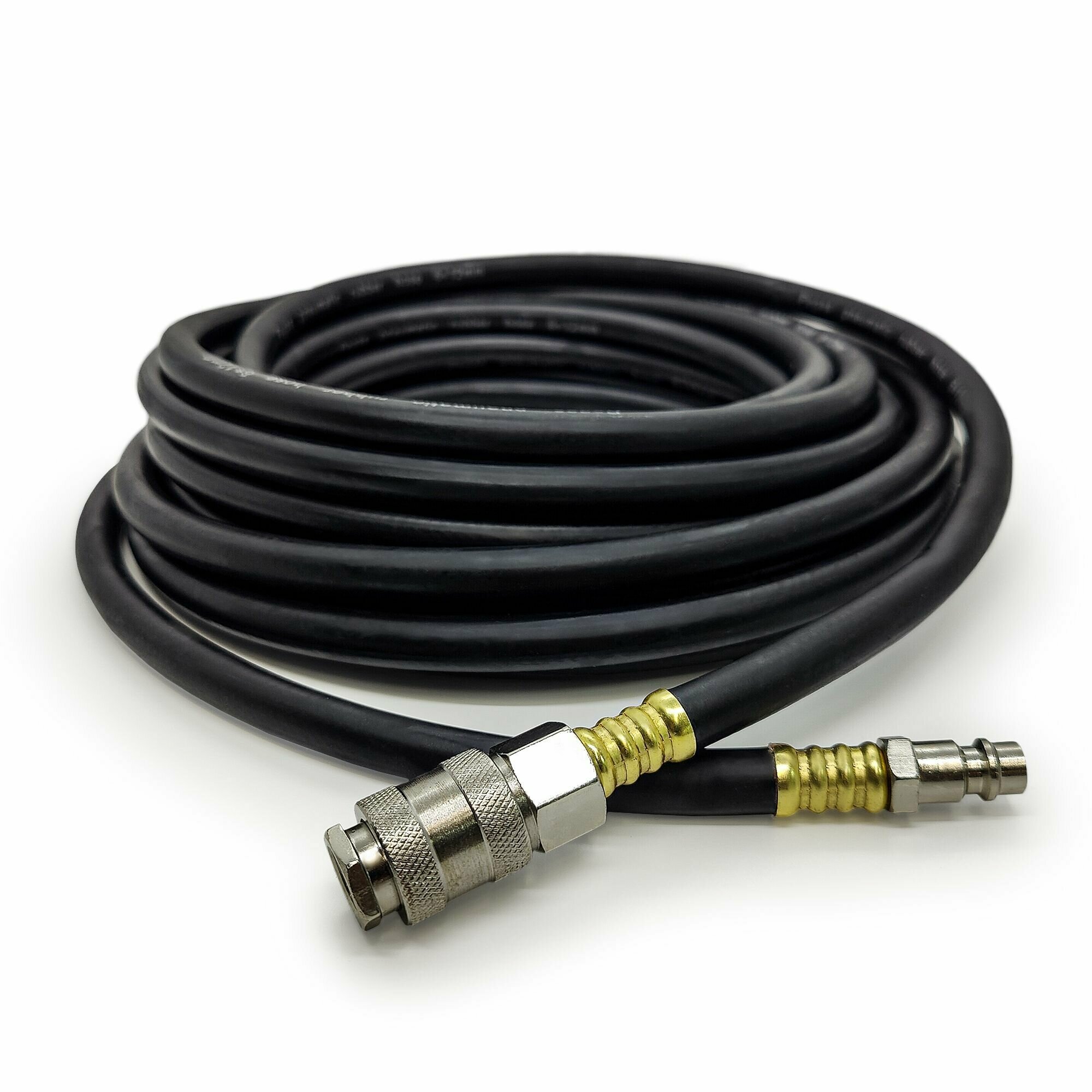 Шланг резиновый с быстросъемными соединениями Pegas 4901 10 м — фото 6