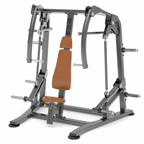 фото Anyfit грудной жим сидя на свободных весах anyfit t01