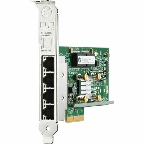 Сетевая карта HPE 647594-B21 PCI-Express 2.0 среда передачи данных кабель 10/100/1000Mbps