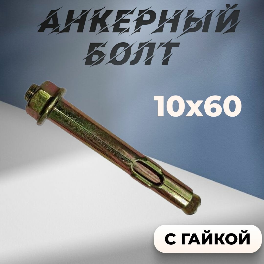 Анкерный болт 10 с гайкой